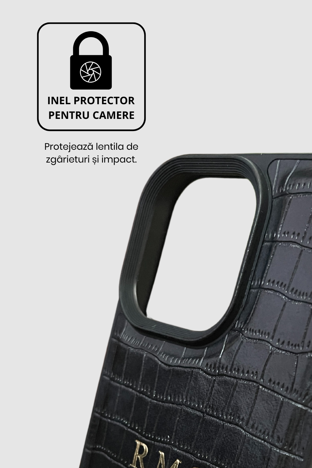 The Croco iPhone Negru