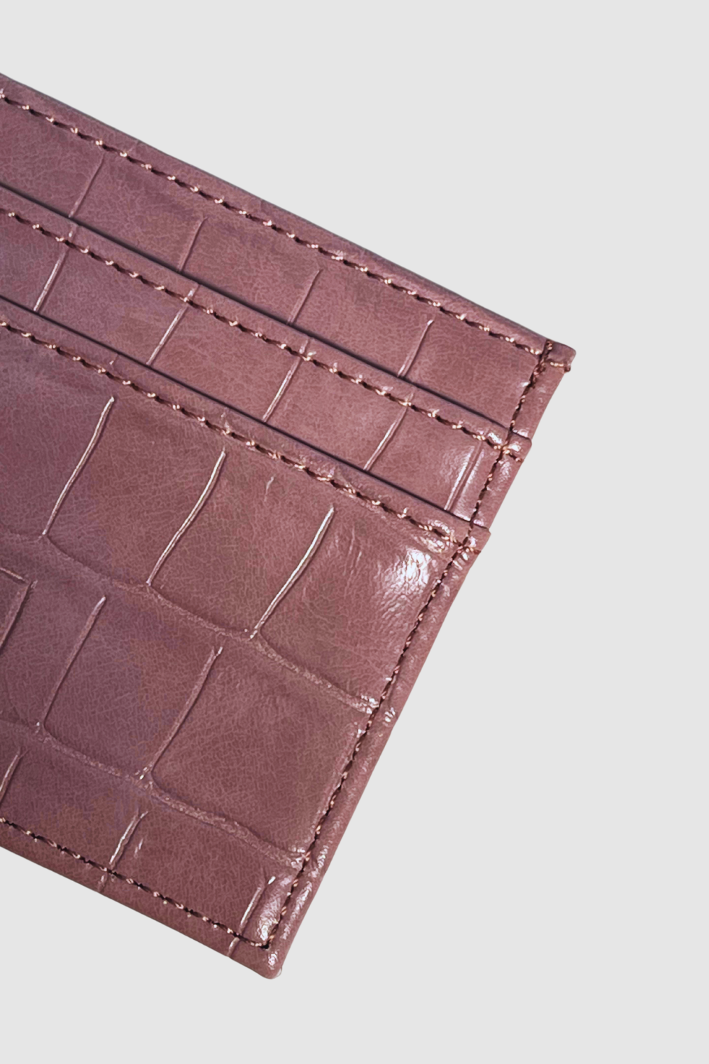 The Card Holder Croco Roz