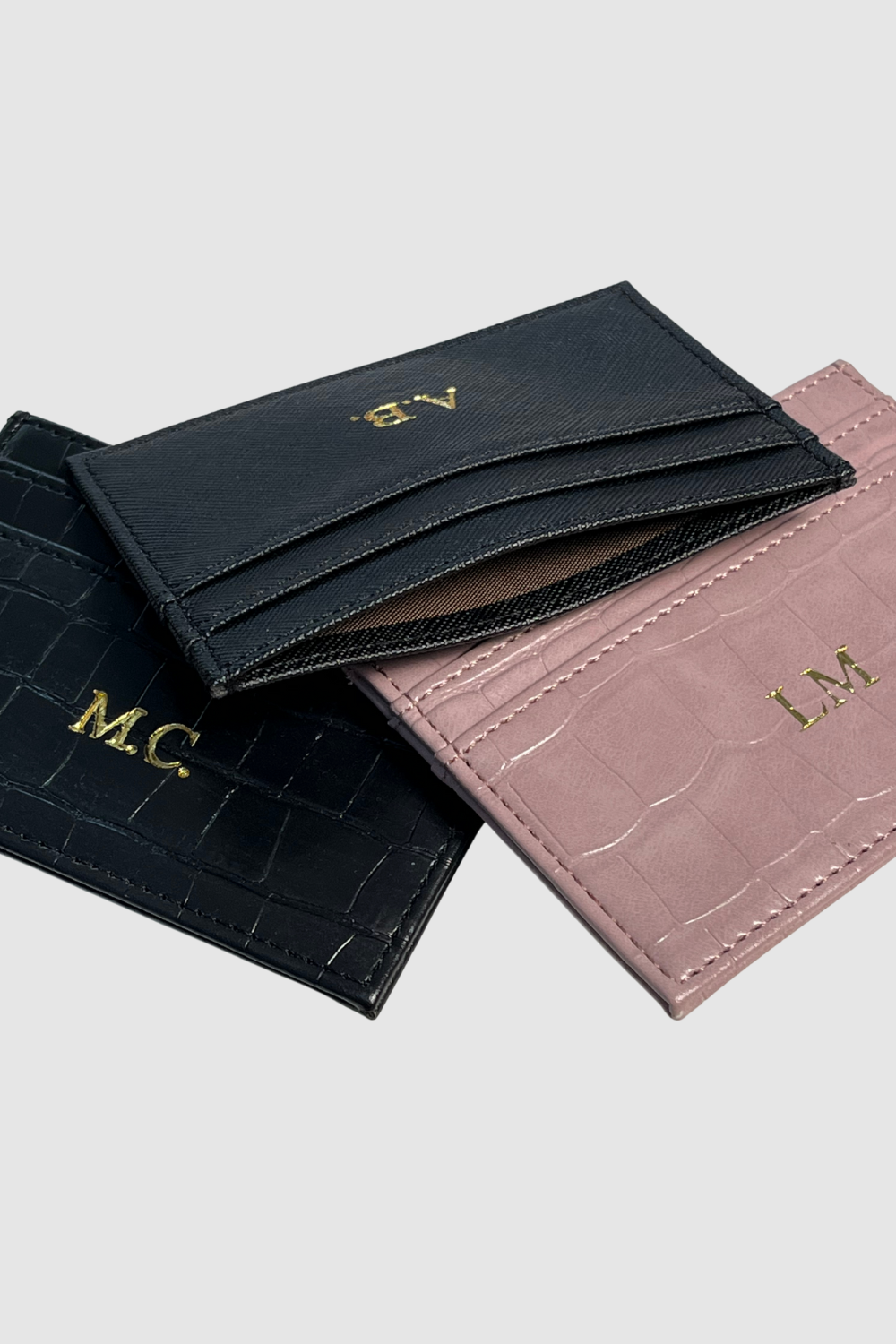 The Card Holder Classic Negru
