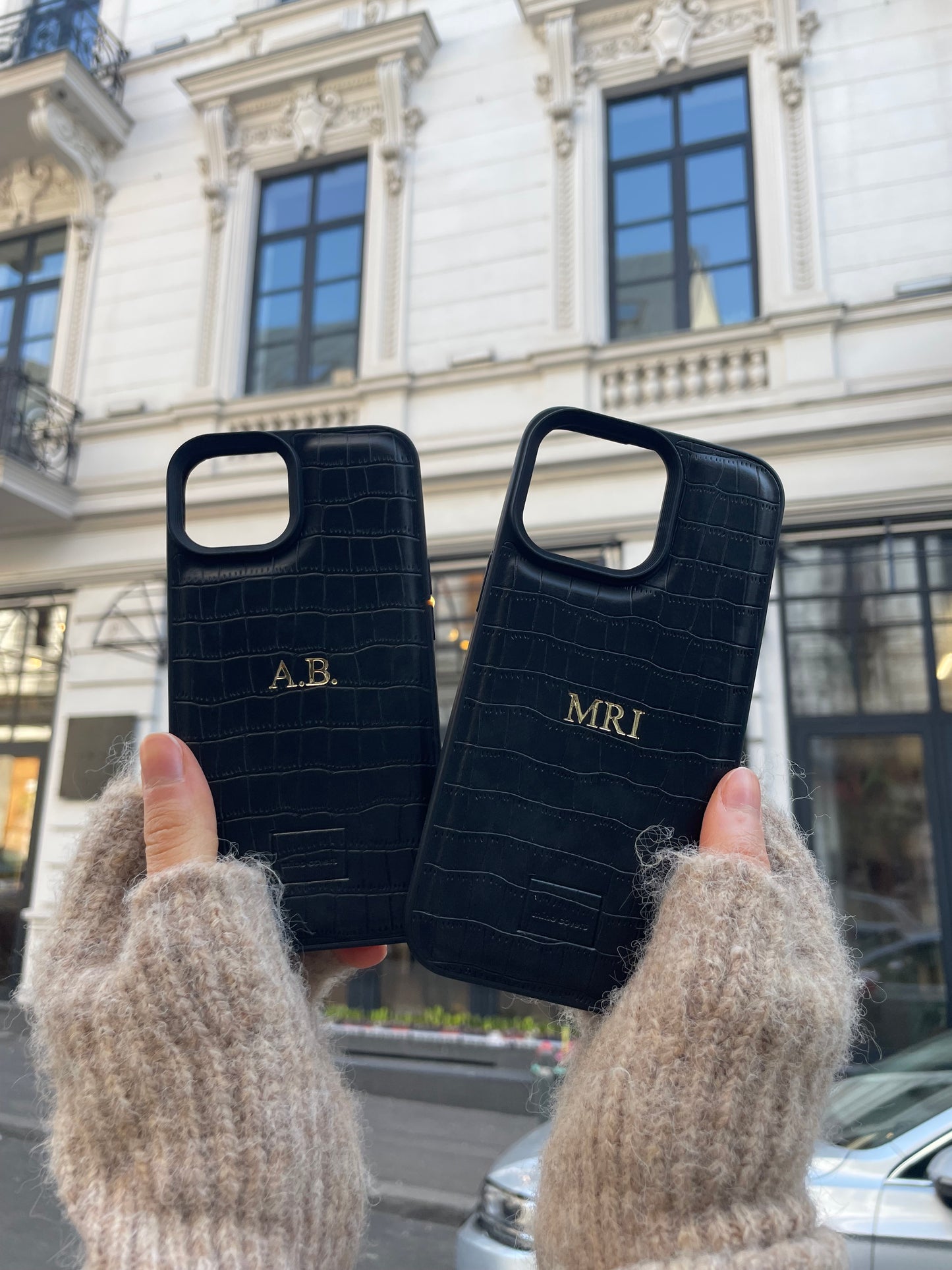 The Croco iPhone Negru