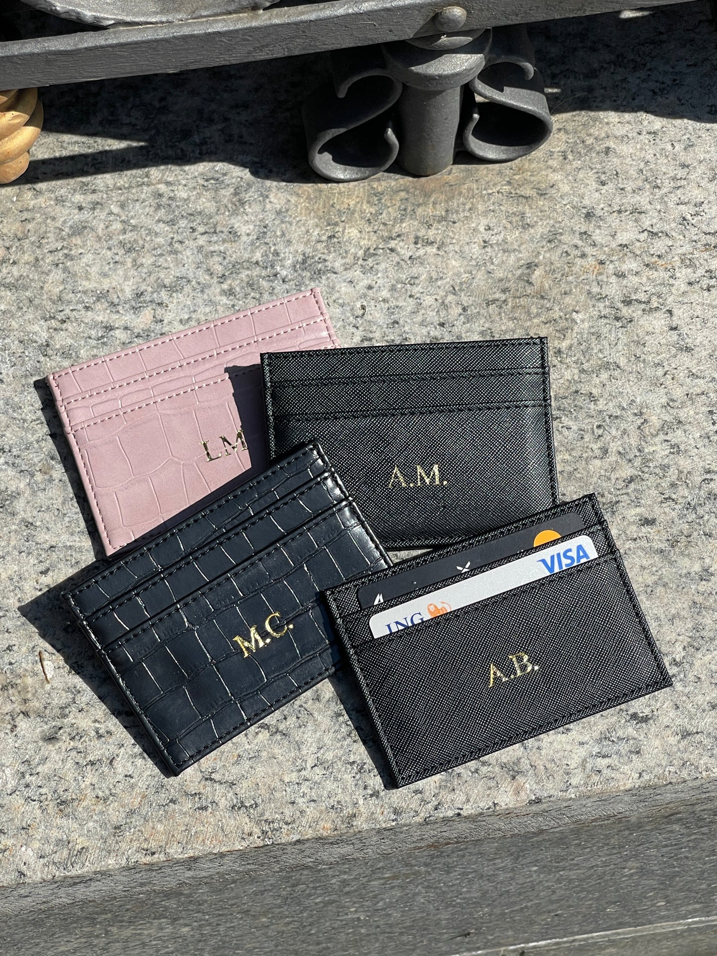The Card Holder Croco Roz