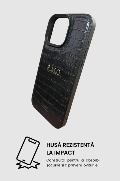 The Croco iPhone Negru