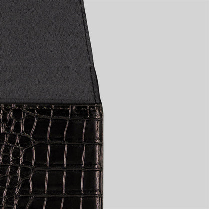 The Croco Laptop Negru