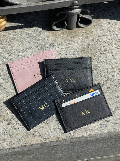 The Card Holder Classic Negru