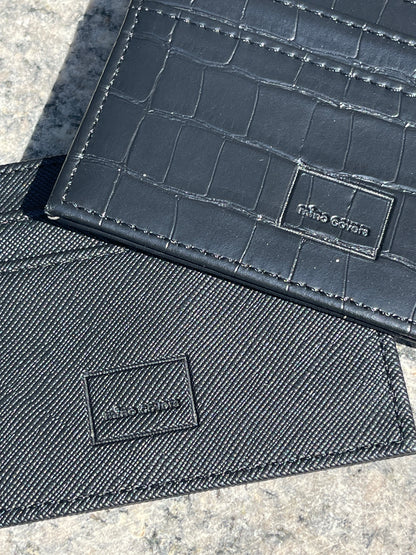 The Card Holder Classic Negru
