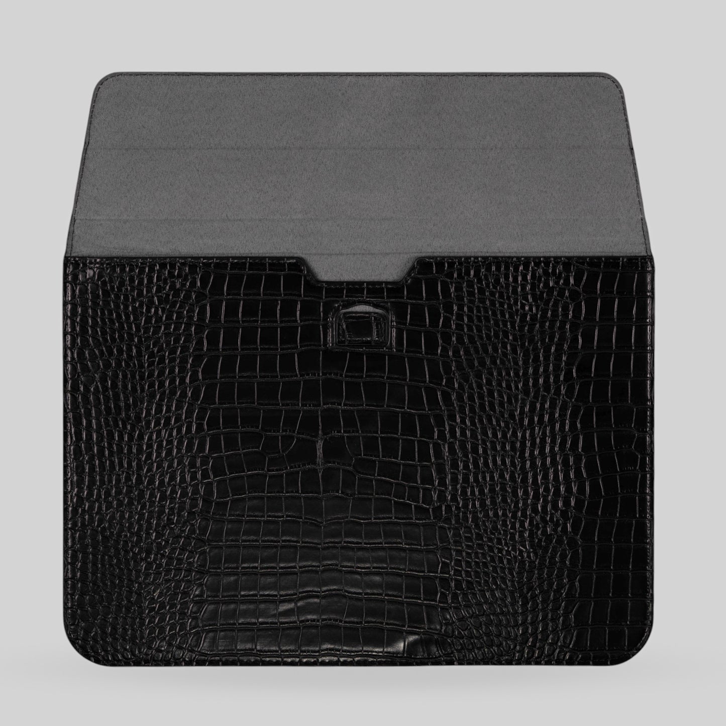 The Croco Laptop Negru