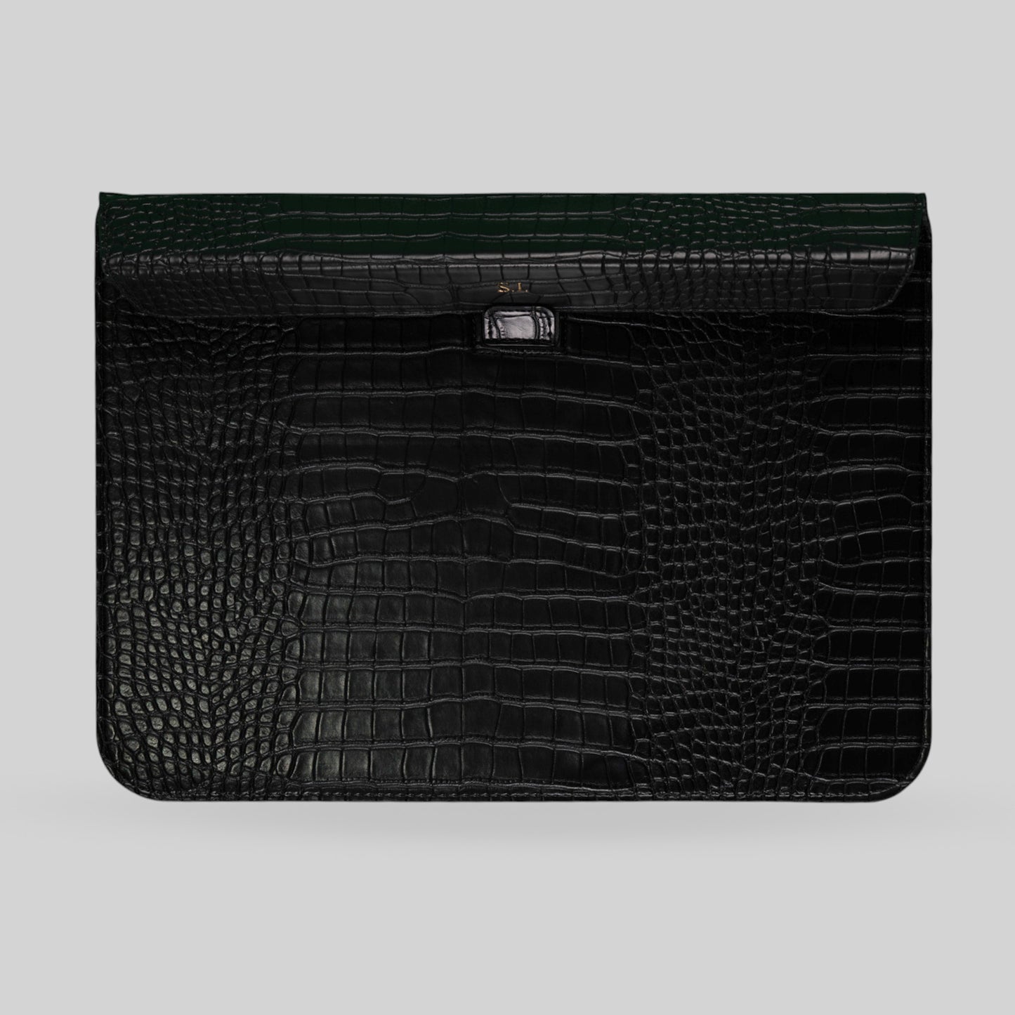 The Croco Laptop Negru