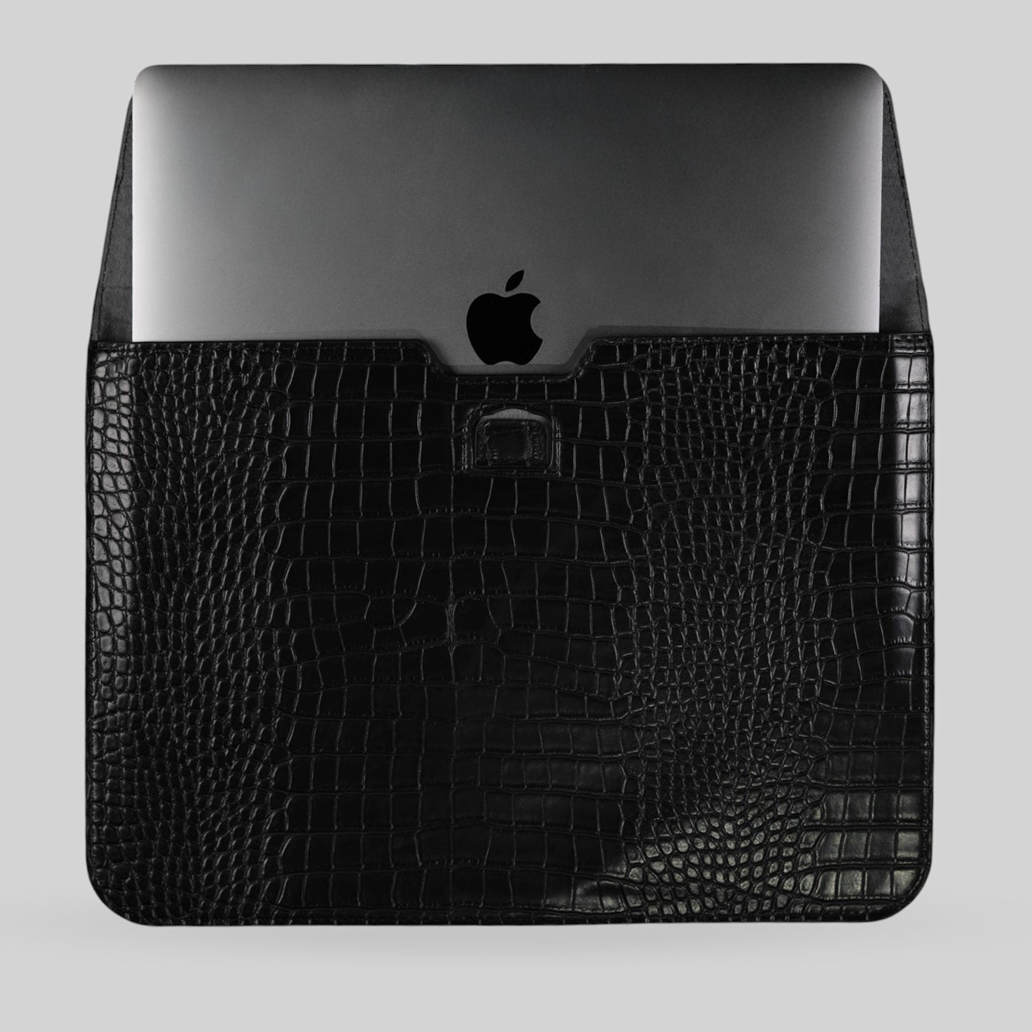 The Croco Laptop Negru
