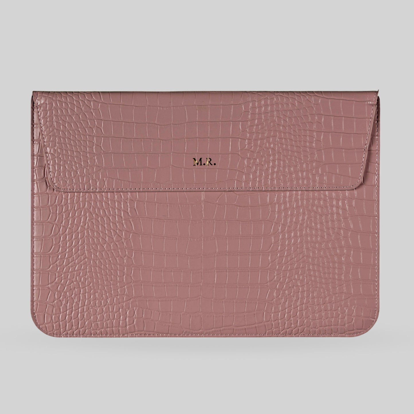 The Croco Laptop Pink