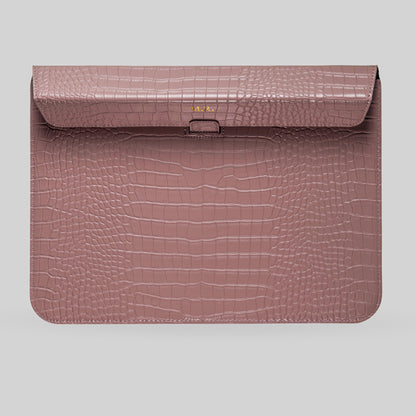 The Croco Laptop Pink