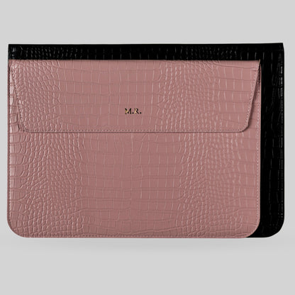 The Croco Laptop Pink