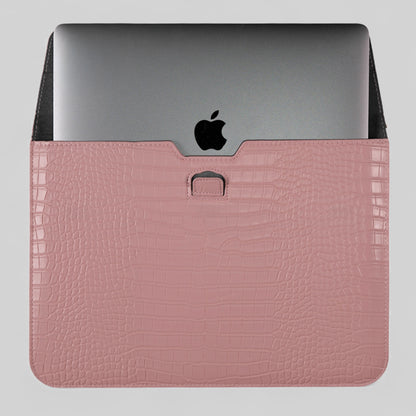 The Croco Laptop Pink